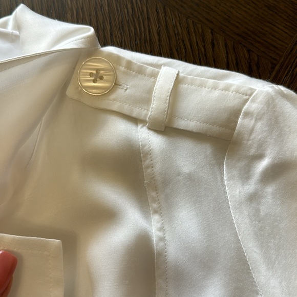 L'AGENCE ONYX JACKET, White, SZ XSmall, $520 - Picture 15 of 16